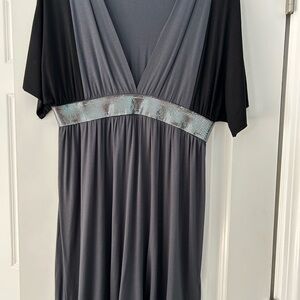 Rebecca Beeson Black and Gray Dress